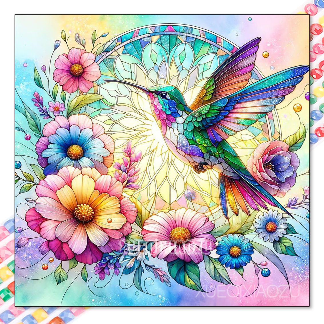 Resin Craft Kit - 5D Diamond Painting Set Dragonfly and