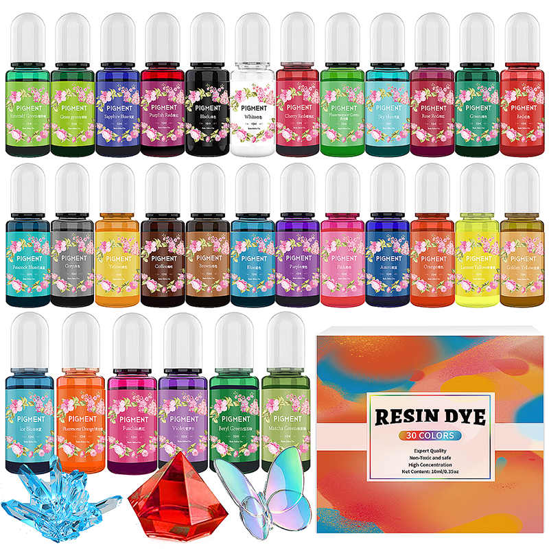Resin Dye Alcohol - DIY Epoxy Resin Pigment Kit Candle