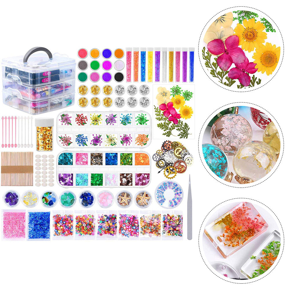 Resin Craft For Beginners - 1Set Crystal Epoxy Resin Crafts Kit