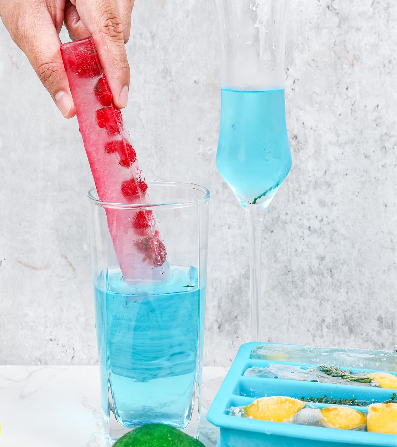 Long Ice Cube Sticks Mold for  - Silicone Mold Tray 리뷰 및 가격