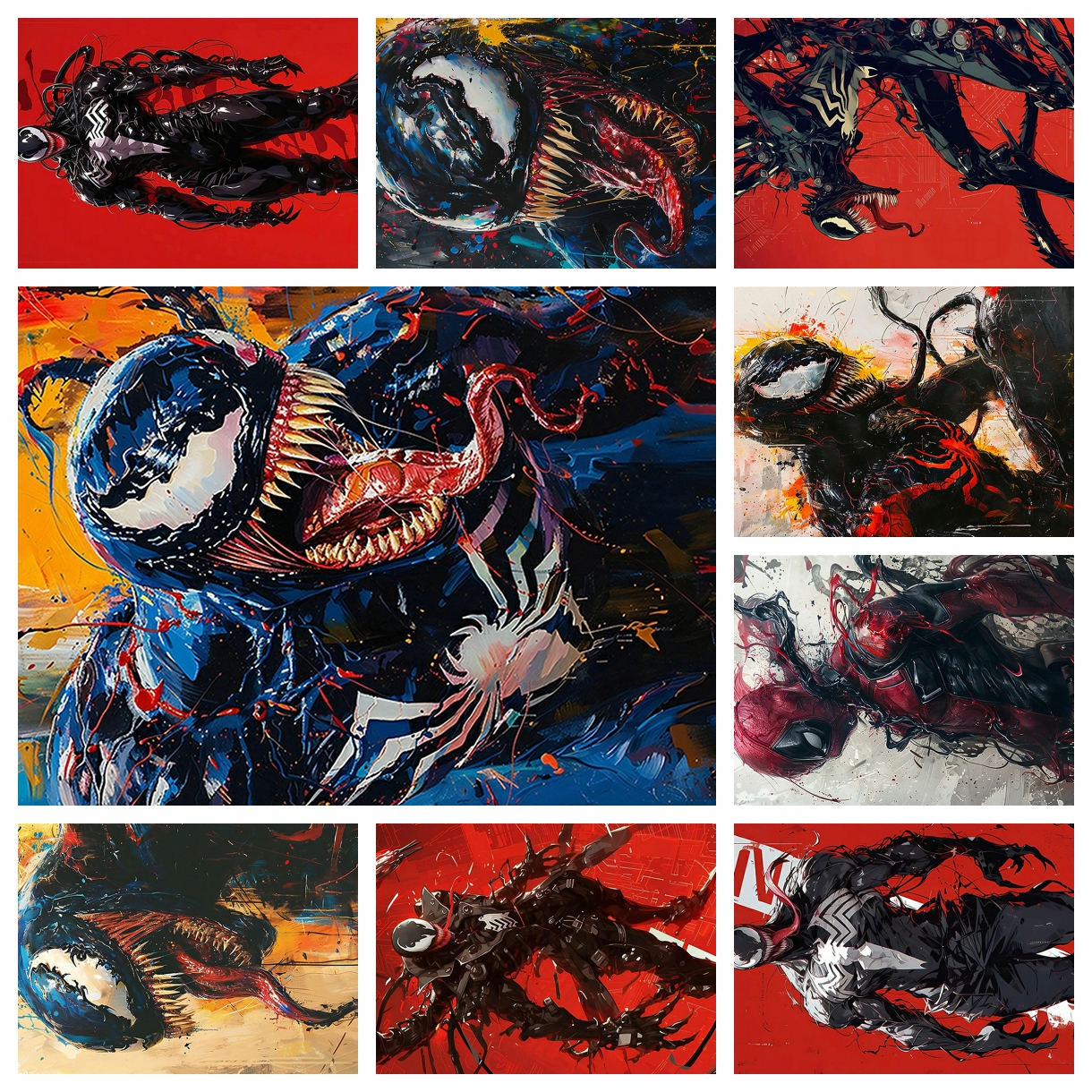 Anime Marvel venom spider-man  - Resin Craft Supplies 리뷰 및 가격