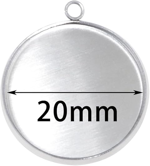 20 Pieces Stainless Steel Roun - Resin Crafts Diy 리뷰 및 가격