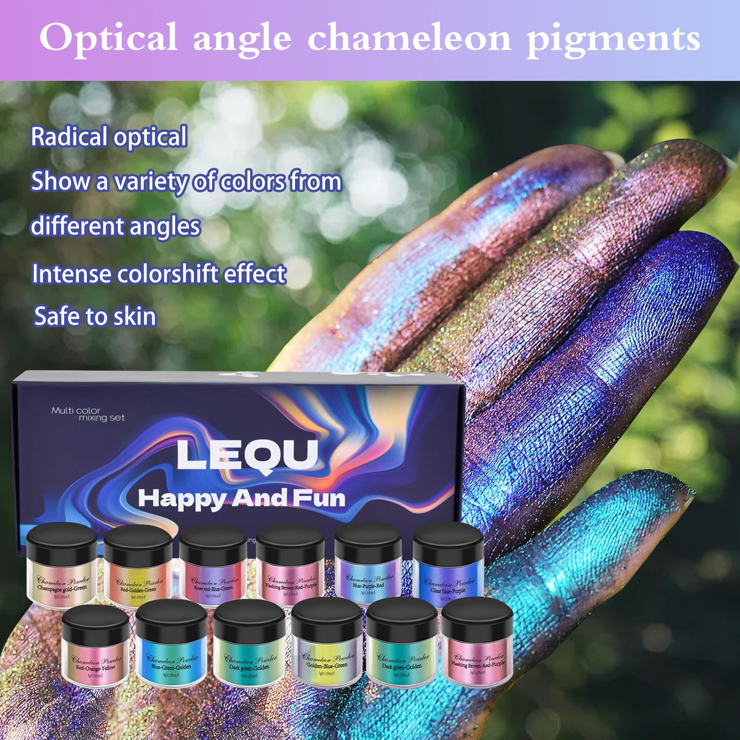 1 Set Chameleon Powder Nail Ch - Resin Glitter Pack 리뷰 및 가격