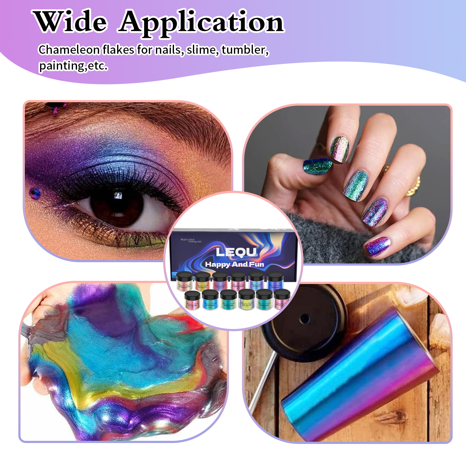 1 Set Chameleon Powder Nail Ch - Resin Glitter Pack 리뷰 및 가격
