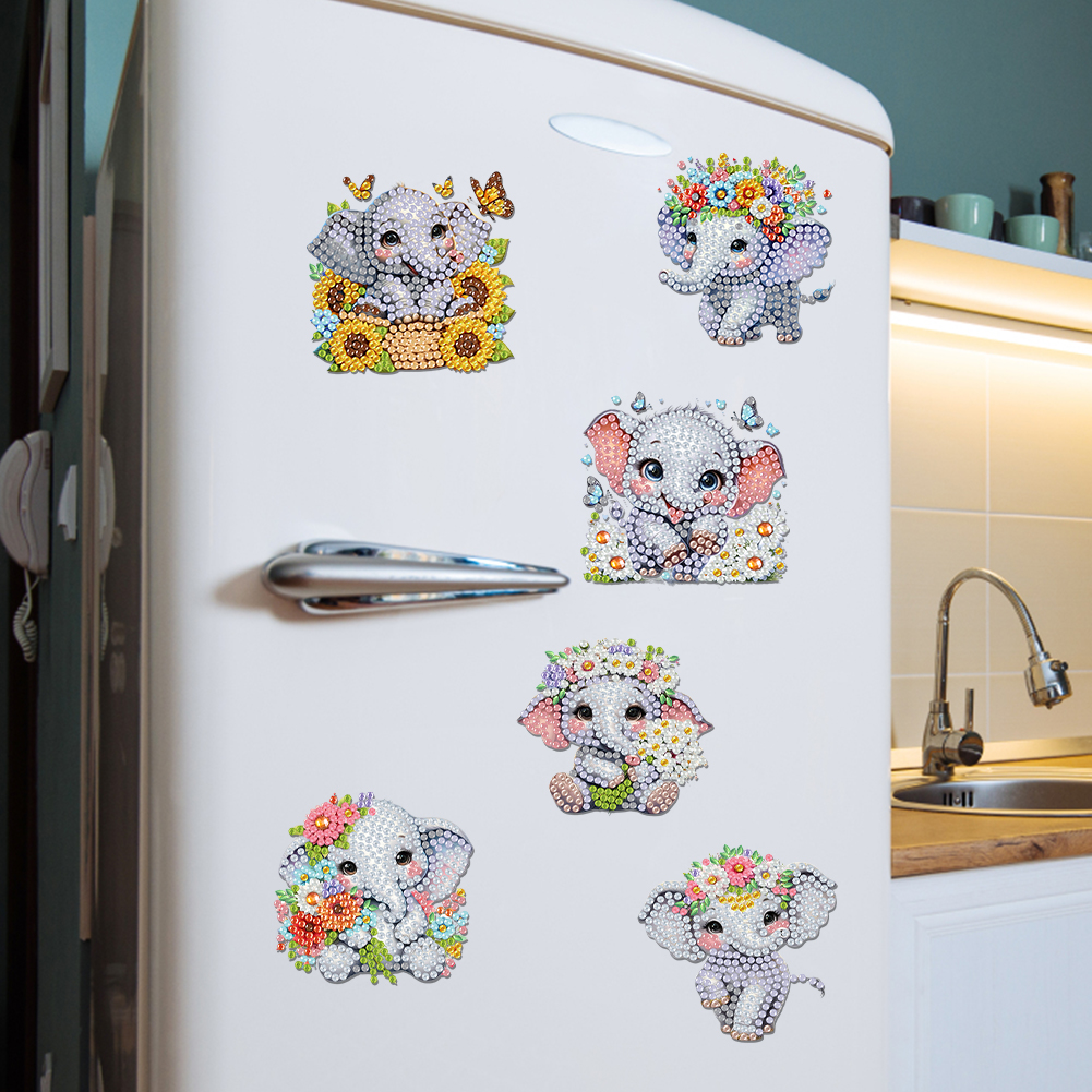 6Pcs Diamond Painting Refriger - Resin Craft For Beginners 리뷰 및 가격