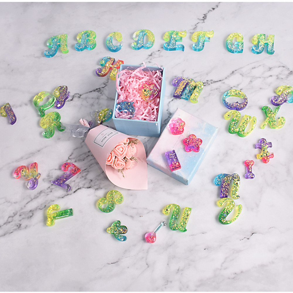 Alphabet Epoxy Resin Silicone  - Epoxy Uv Resin Kit 리뷰 및 가격