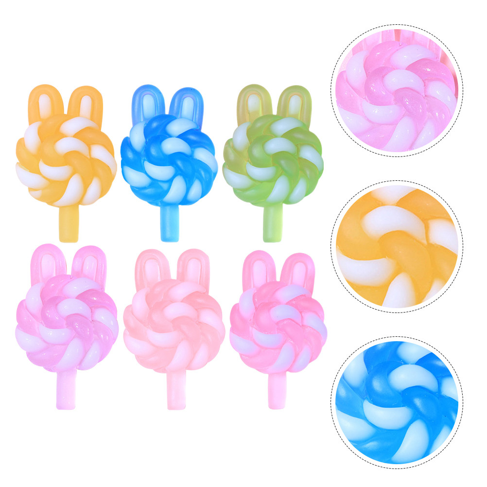24Pcs Cute Cartoon Lollipop Ch - Resin Craft Supplies 리뷰 및 가격