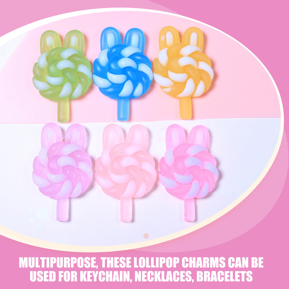 24Pcs Cute Cartoon Lollipop Ch - Resin Craft Supplies 리뷰 및 가격