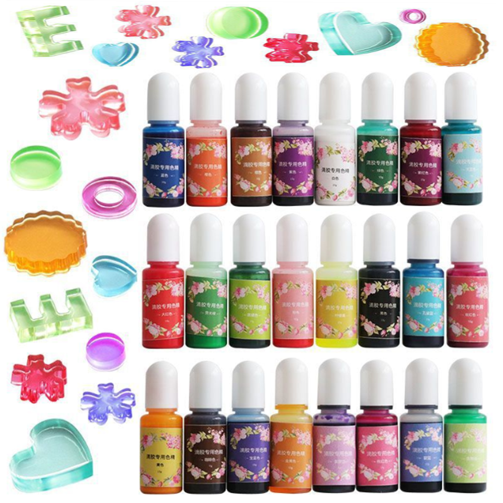 26 Colors 10ml Epoxy Resin Pig - Resin Pigment Set 리뷰 및 가격