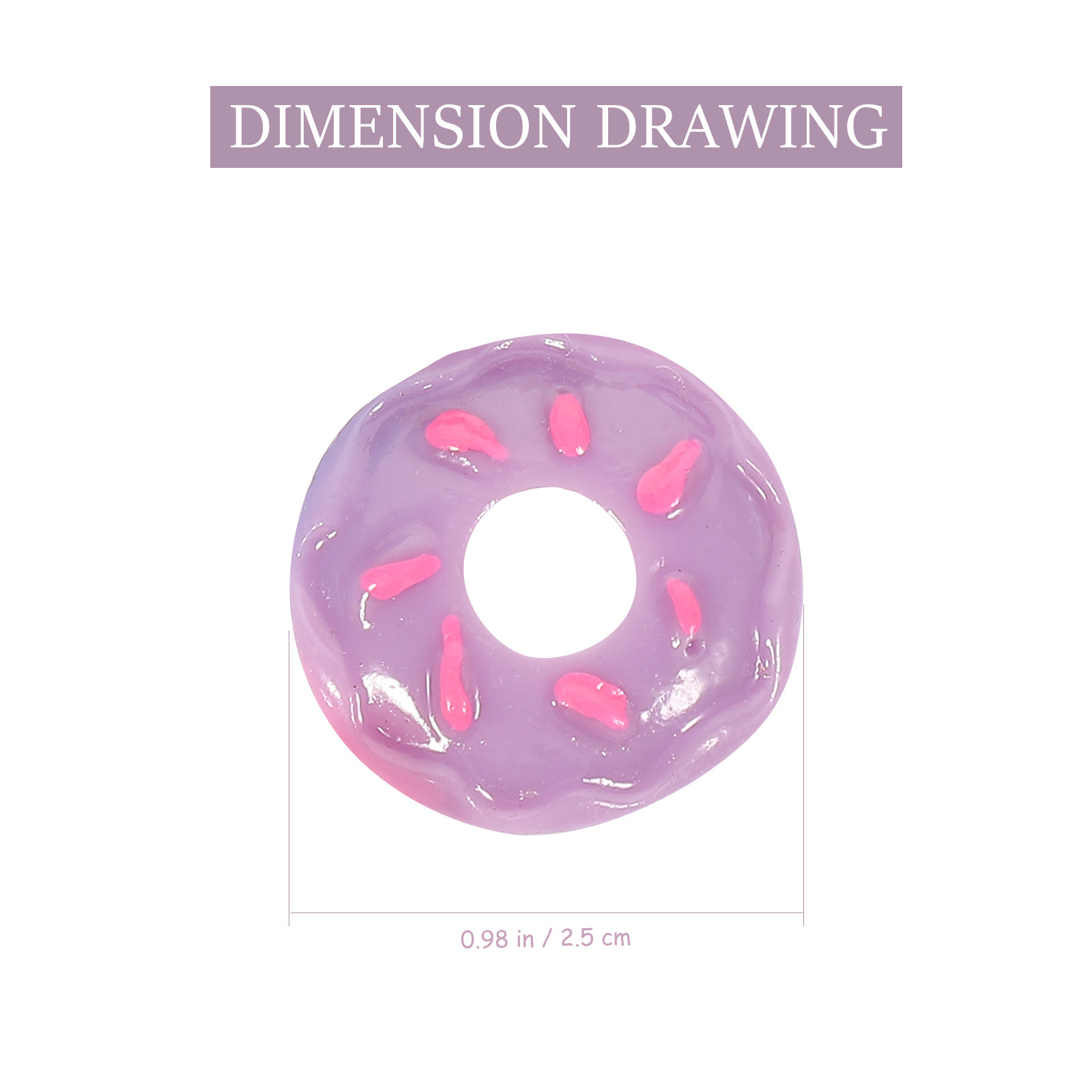 30Pcs Mini Donut Resin Ornamen - Resin Craft Supplies 리뷰 및 가격