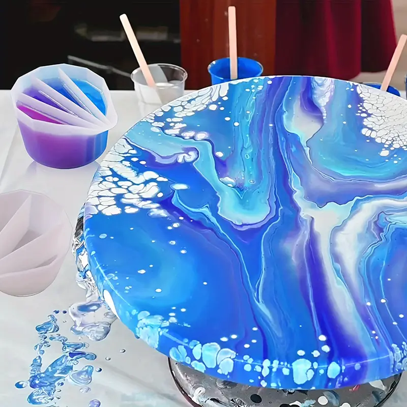 Split Cup For Paint Pouring,Re - Mixing Cup Silicone 리뷰 및 가격