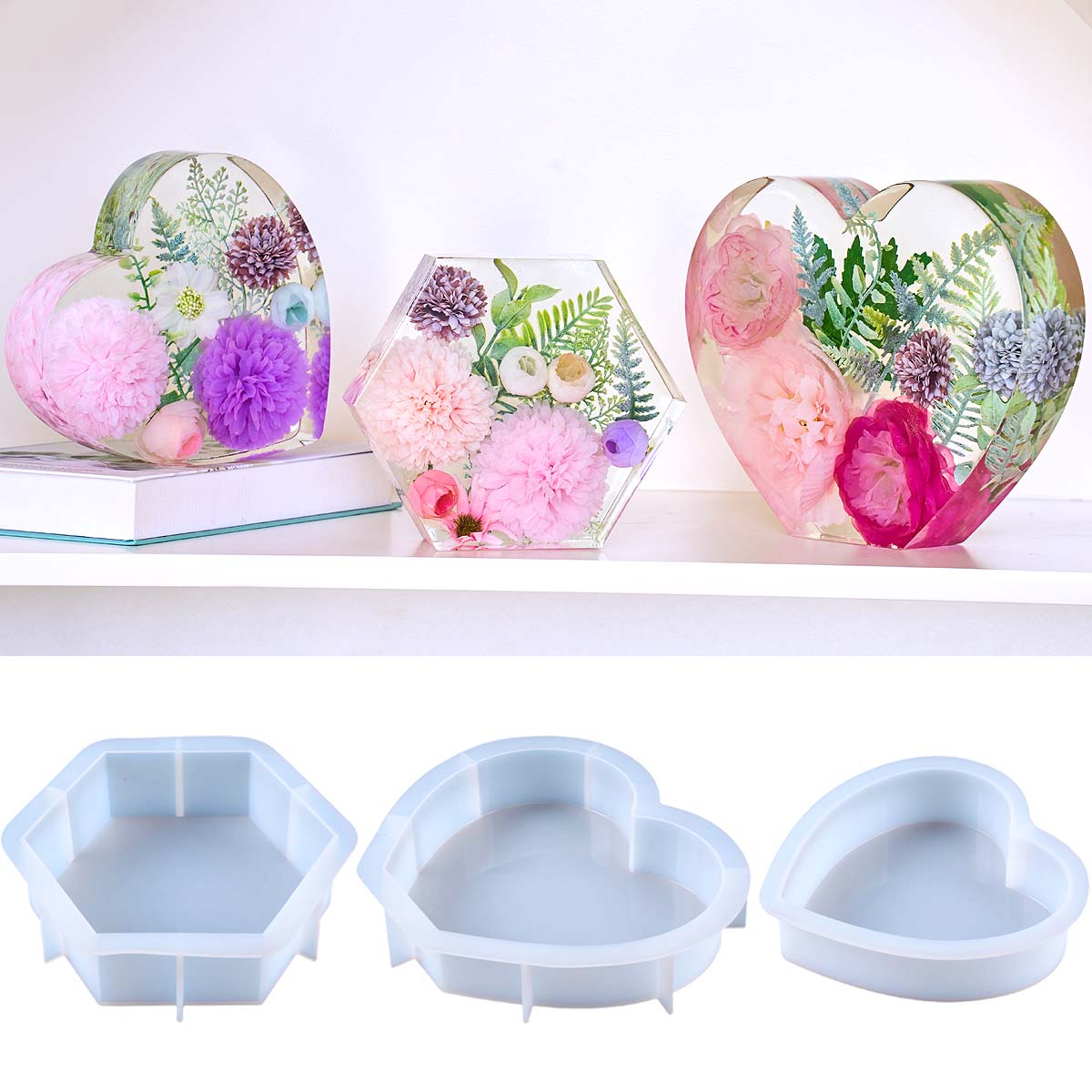 Large Love Silicone Mold DIY H - Flower Preservation Resin 리뷰 및 가격