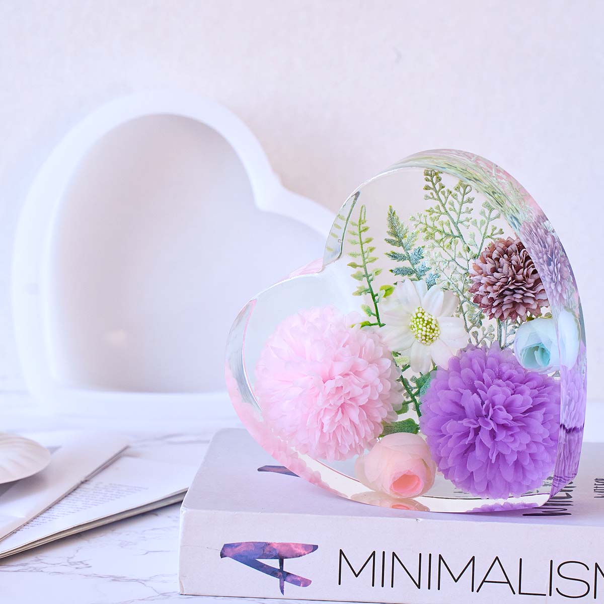 Large Love Silicone Mold DIY H - Flower Preservation Resin 리뷰 및 가격