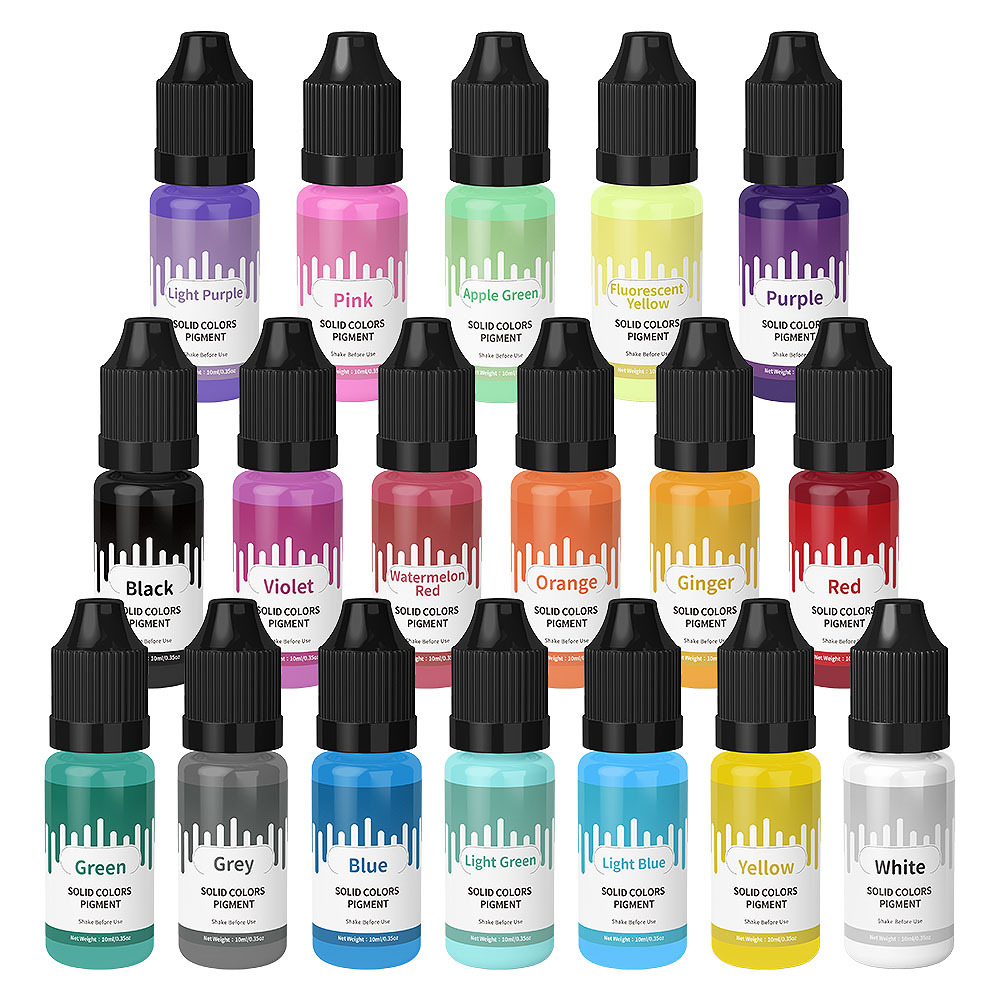 18Colors 10ml Macaron Solid Pa - Resin Pigment Set 리뷰 및 가격