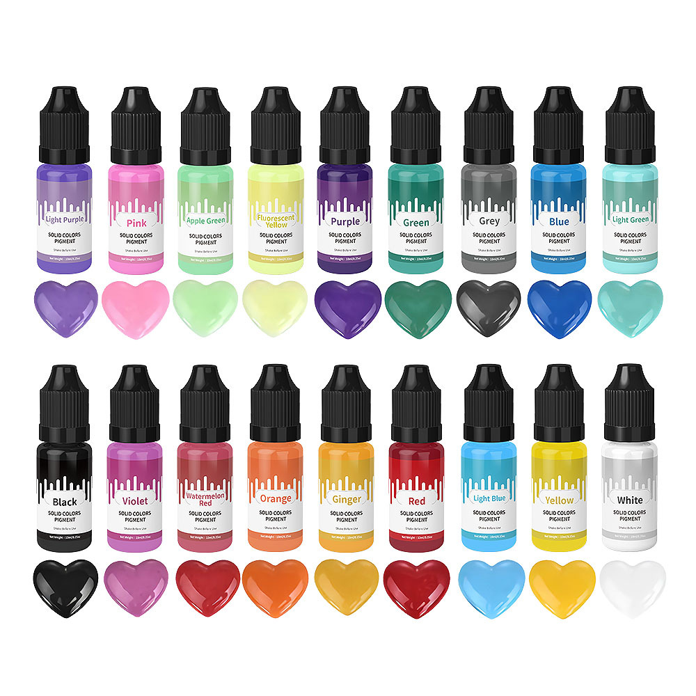 18Colors 10ml Macaron Solid Pa - Resin Pigment Set 리뷰 및 가격