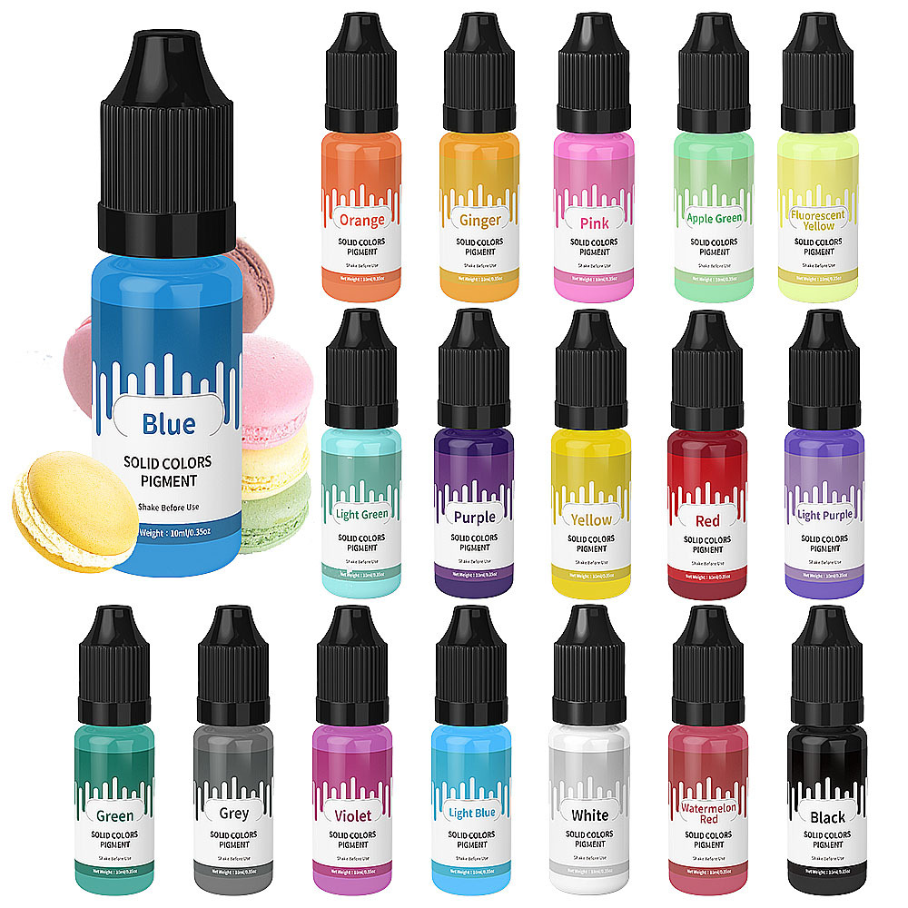 18Colors 10ml Macaron Solid Pa - Resin Pigment Set 리뷰 및 가격
