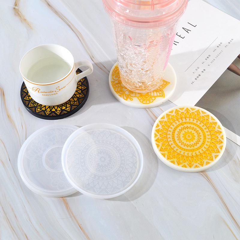 Flower Coaster Silicone Mold E - Coaster Mold Round 리뷰 및 가격