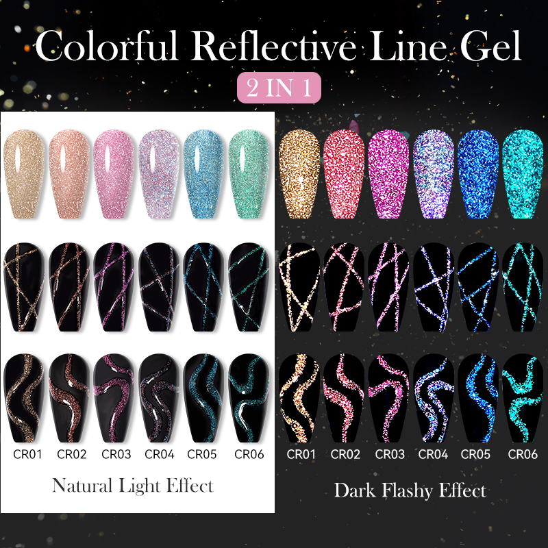 LILYCUTE 6Pcs/Set 5ml Reflecti - Resin Glitter Pack 리뷰 및 가격