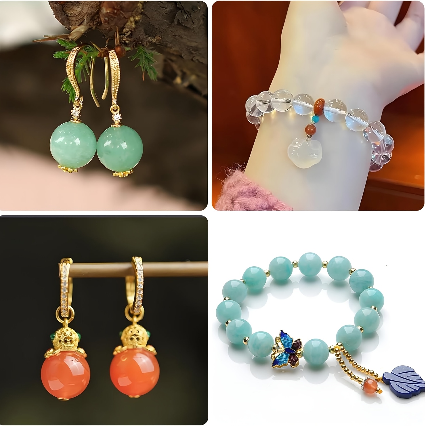 Two perforated spherical silic - Resin Jewelry Kit 리뷰 및 가격