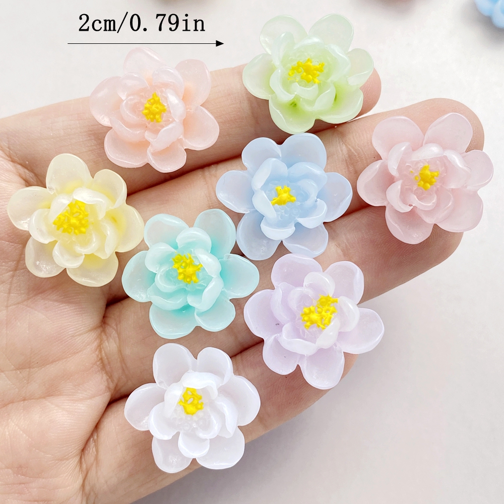 10Pcs New Cute Cartoon Flower  - Flower Preservation Resin 리뷰 및 가격