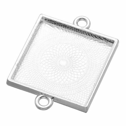 Onebeading Fit 25x25mm Square  - Bezels Set Pendant 리뷰 및 가격