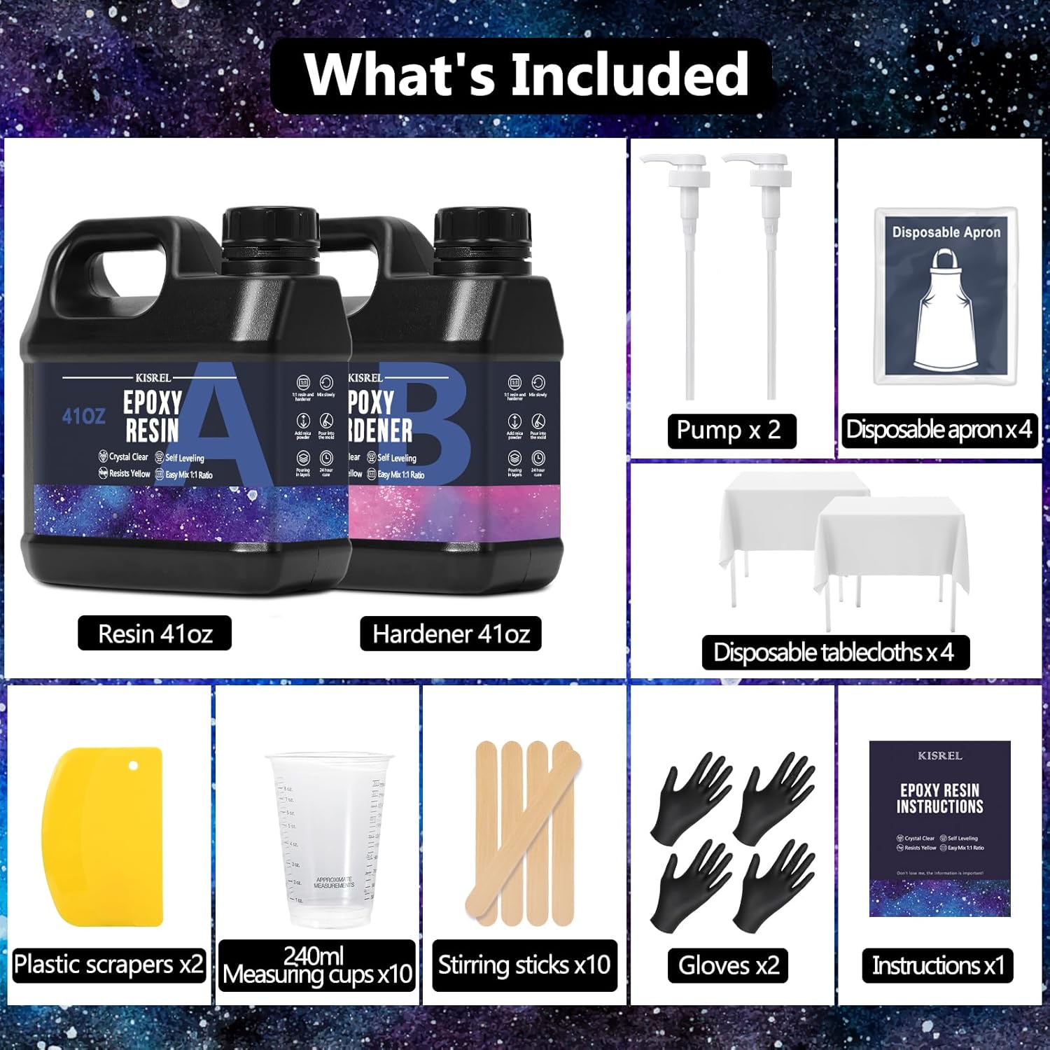 Crystal Clear Epoxy Resin Kit  - Resin Jewelry Kit 리뷰 및 가격