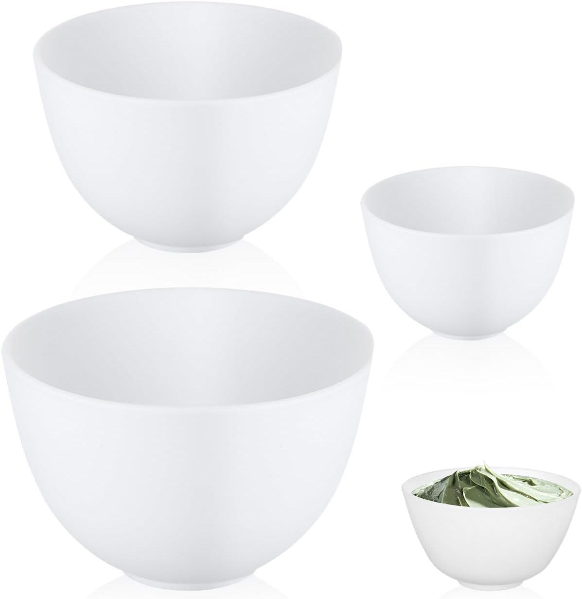 3pcs/set Silicone Bowls White  - Mixing Cup Silicone 리뷰 및 가격