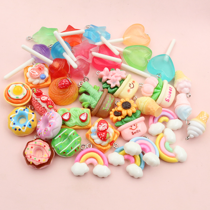 10pcs Mixed Colors Resin Cute  - Resin Craft Projects 리뷰 및 가격