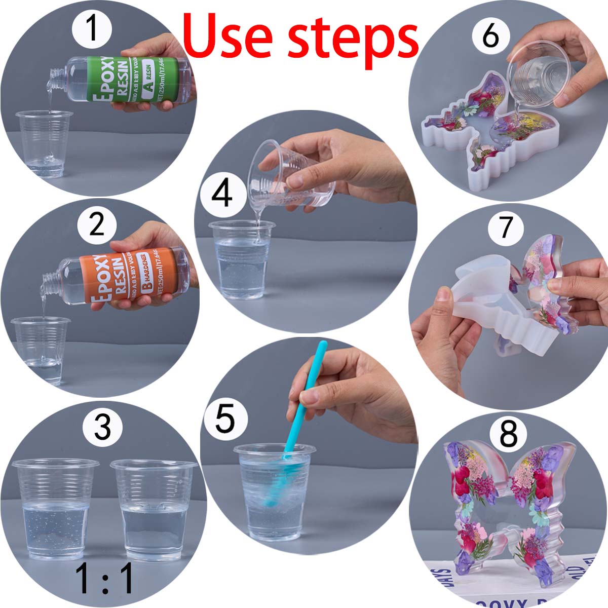 1:1 Ratio Epoxy Resin Kit Anti - Resin Jewelry Kit 리뷰 및 가격