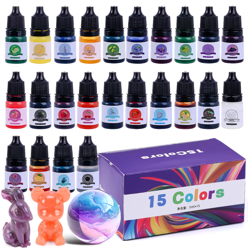 Epoxy Resin Color Pigment 24 V - Resin Pigment Set 리뷰 및 가격