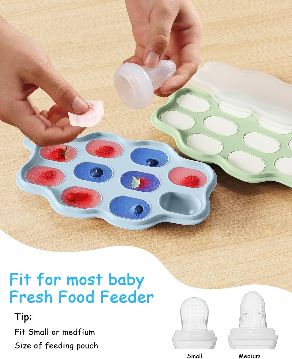 2-Pack Silicone Baby Food Free - Silicone Mold Tray 리뷰 및 가격