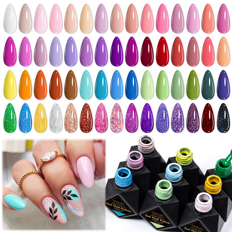 6Pcs/Set 10ML Gel Nail Polish  - Resin Glitter Pack 리뷰 및 가격