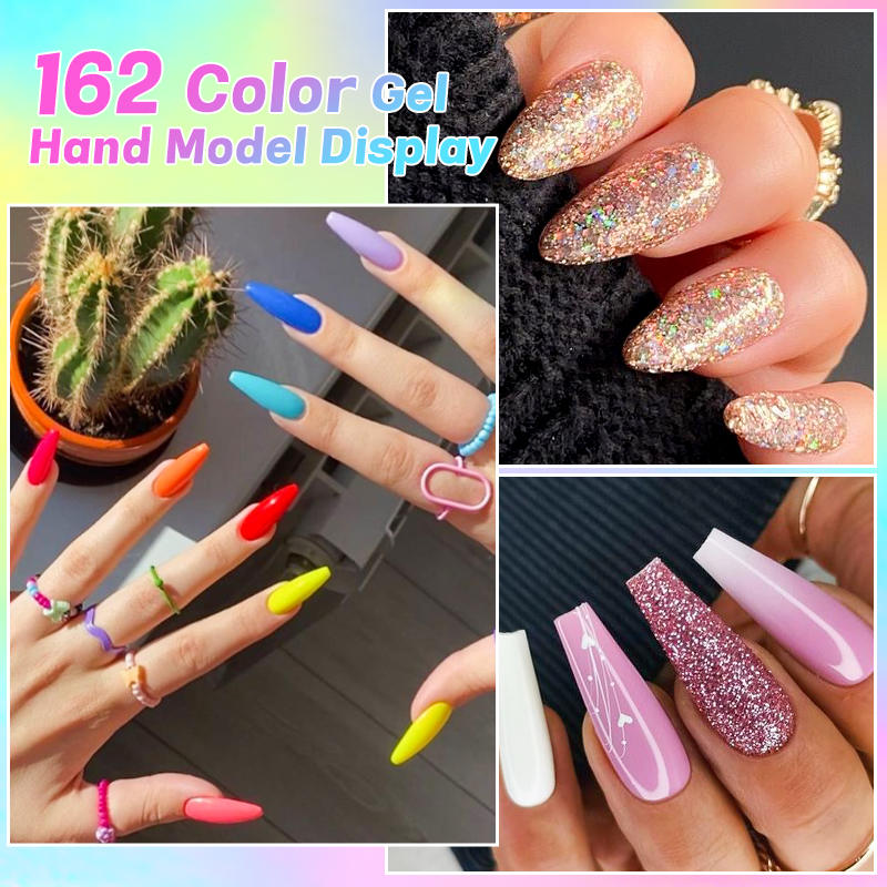 6Pcs/Set 10ML Gel Nail Polish  - Resin Glitter Pack 리뷰 및 가격