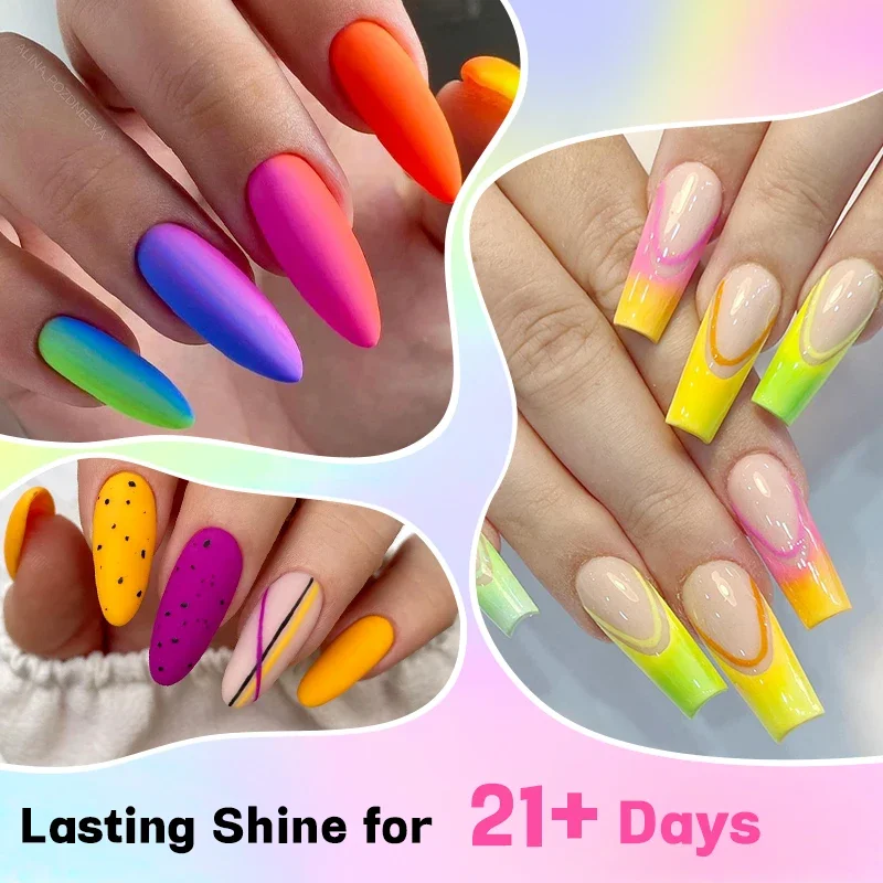 6Pcs/Set 10ML Gel Nail Polish  - Resin Glitter Pack 리뷰 및 가격