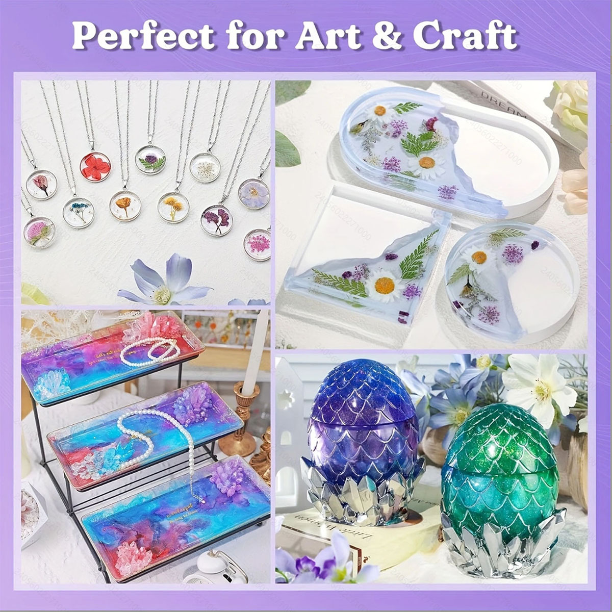 125ml/250ml Crystal Clear Cast - Resin Jewelry Kit 리뷰 및 가격
