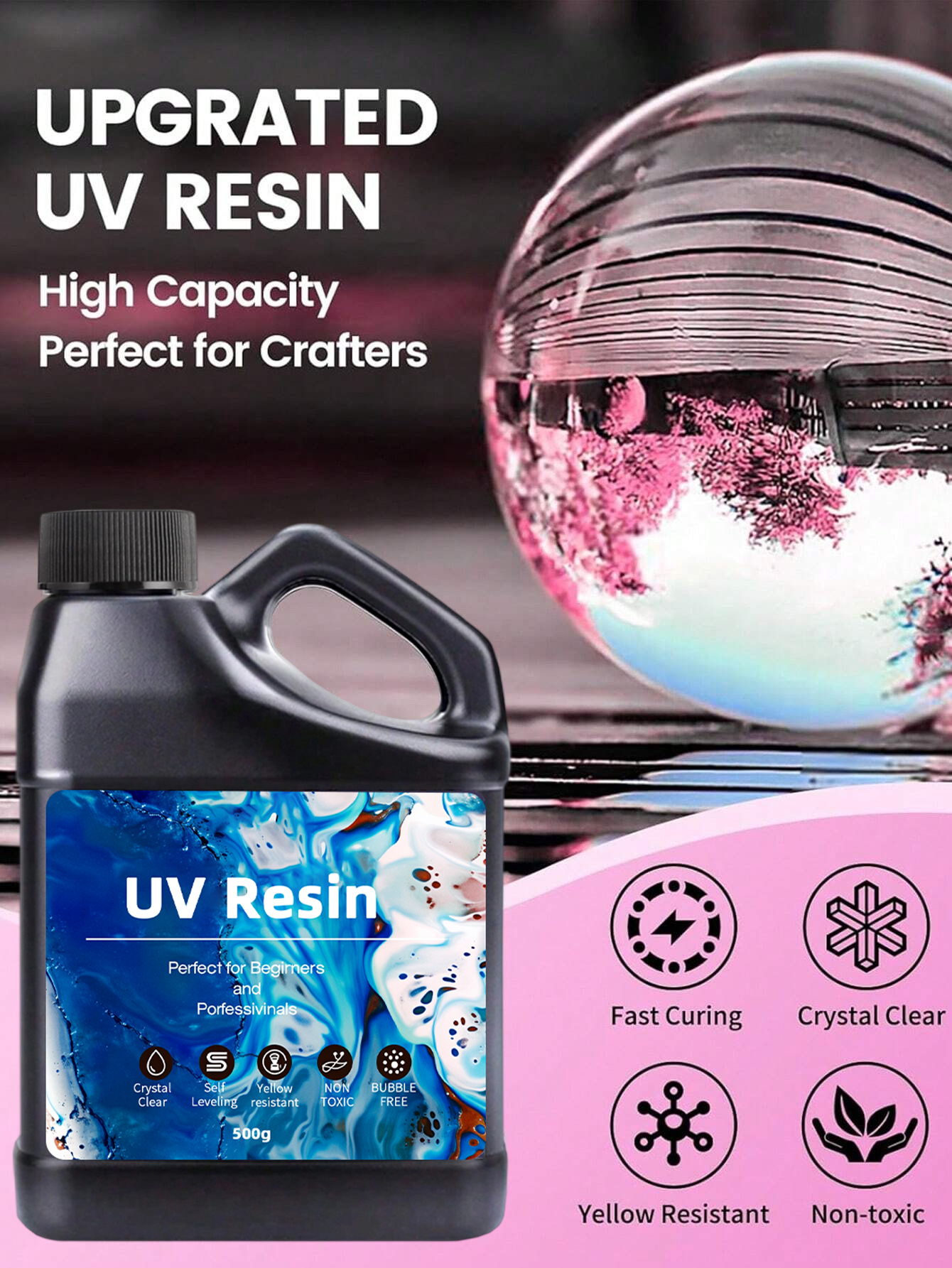 UV Resin 500-1000g -Bulk Upgra - Epoxy Uv Resin Kit 리뷰 및 가격