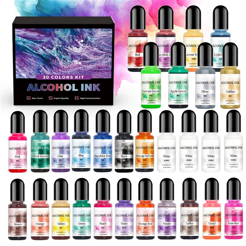 1 Set Art Ink Alcohol Epoxy Re - Resin Dye Alcohol 리뷰 및 가격