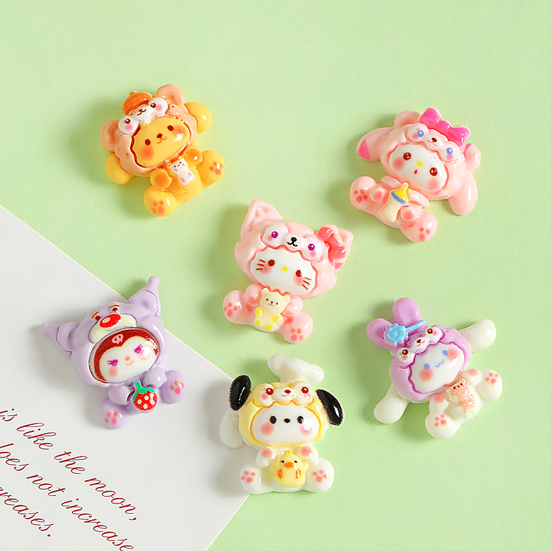 18/20PCS Cute Cartoon Animals  - Resin Pigment Set 리뷰 및 가격