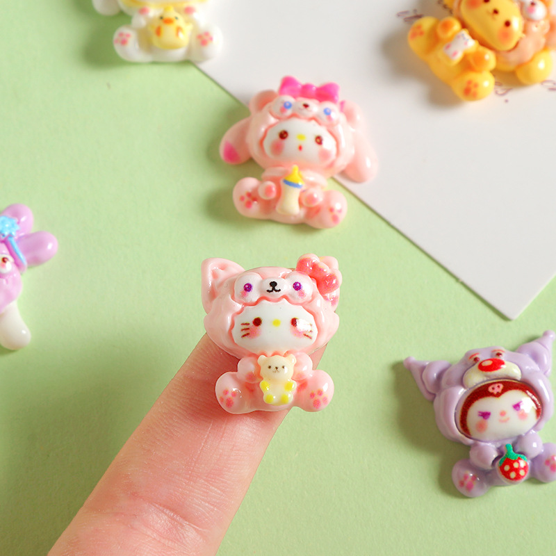 18/20PCS Cute Cartoon Animals  - Resin Pigment Set 리뷰 및 가격