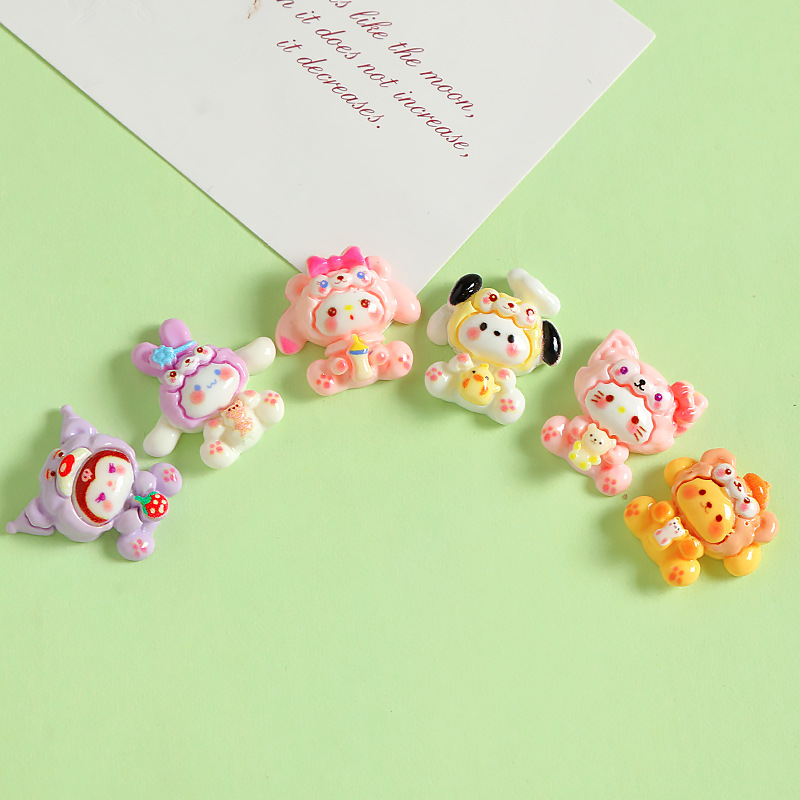 18/20PCS Cute Cartoon Animals  - Resin Pigment Set 리뷰 및 가격
