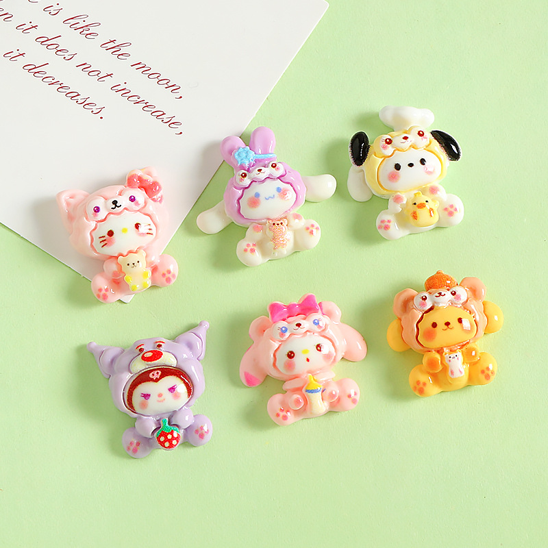 18/20PCS Cute Cartoon Animals  - Resin Pigment Set 리뷰 및 가격