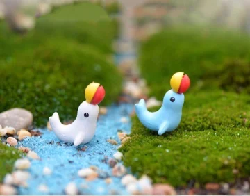 10Pcs/Hedgehog and Cows/Cute A - Terrarium Moss Art 리뷰 및 가격