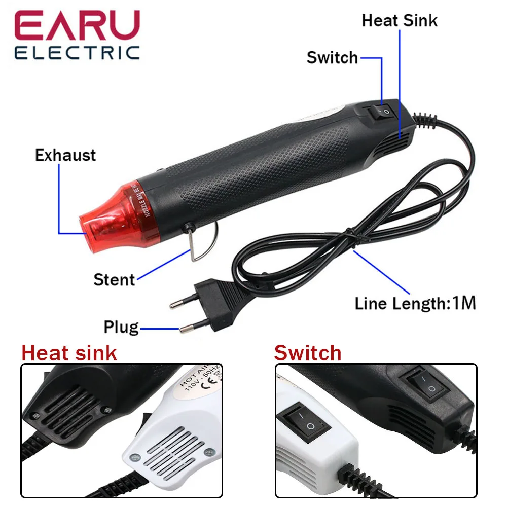 300W Mini Hot Air Gun Handheld - Heat Gun Small 리뷰 및 가격