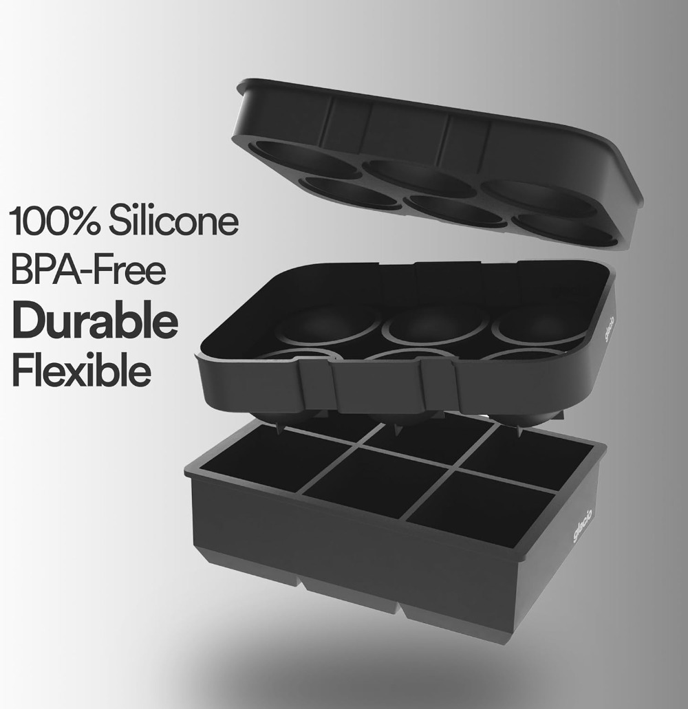Silicone Ice Cube Trays – Larg - Silicone Mold Tray 리뷰 및 가격