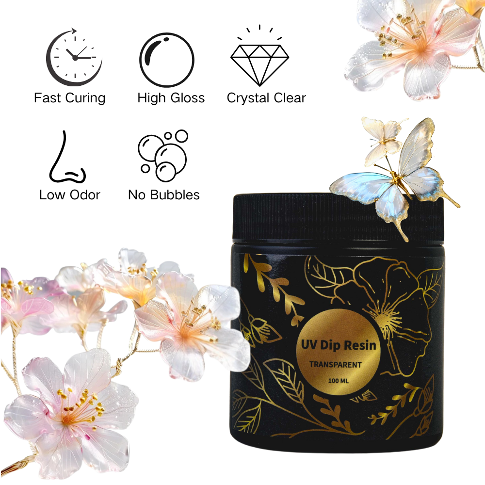 UV DIP Resin Glue Set 50/100ml - Flower Preservation Resin 리뷰 및 가격