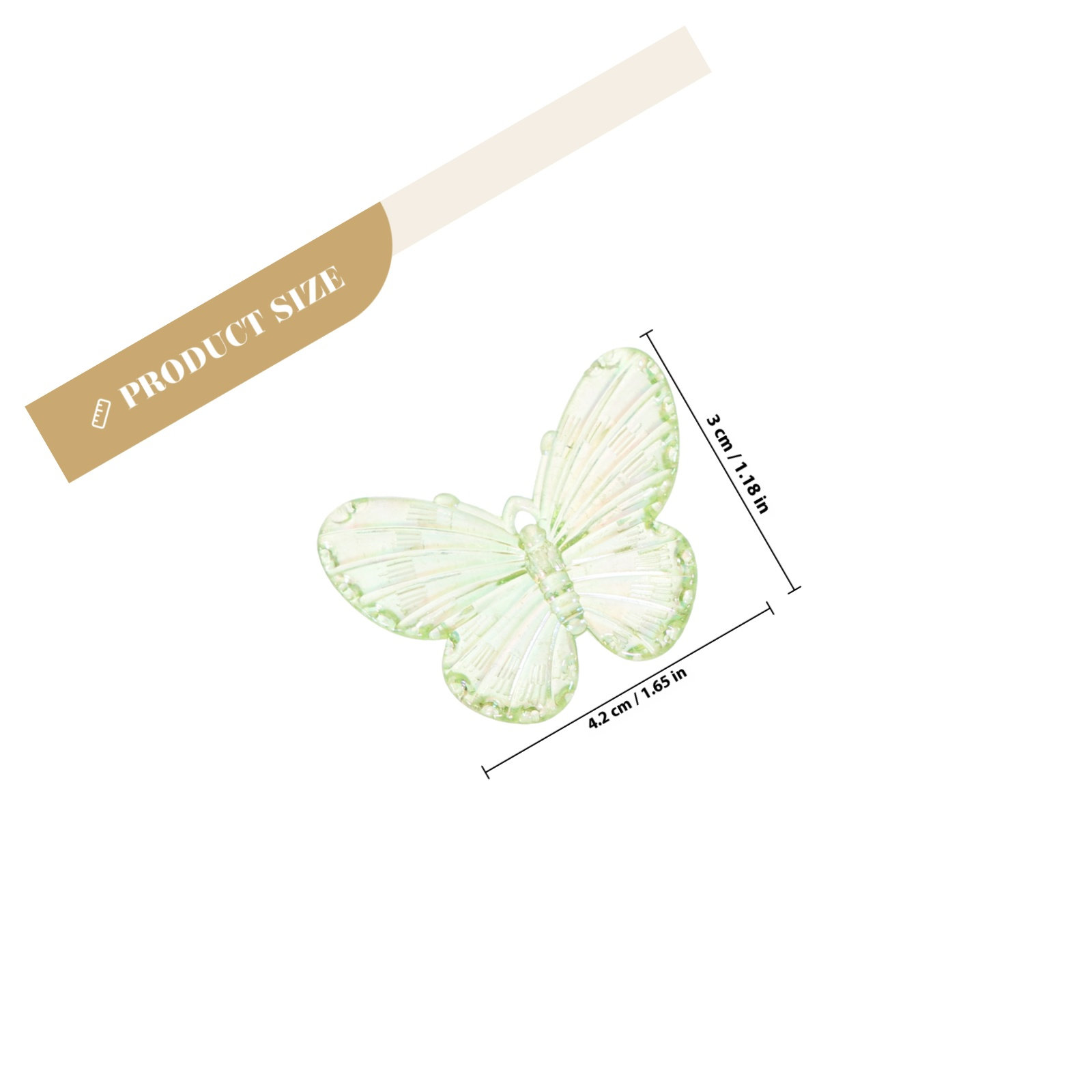 40Pcs Resin Butterflies Charms - Resin Crafts Diy 리뷰 및 가격