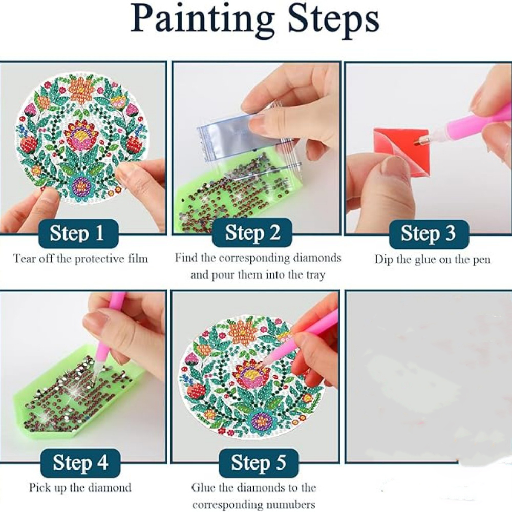 8-piece set/Diamond painting c - Resin Craft Kit 리뷰 및 가격