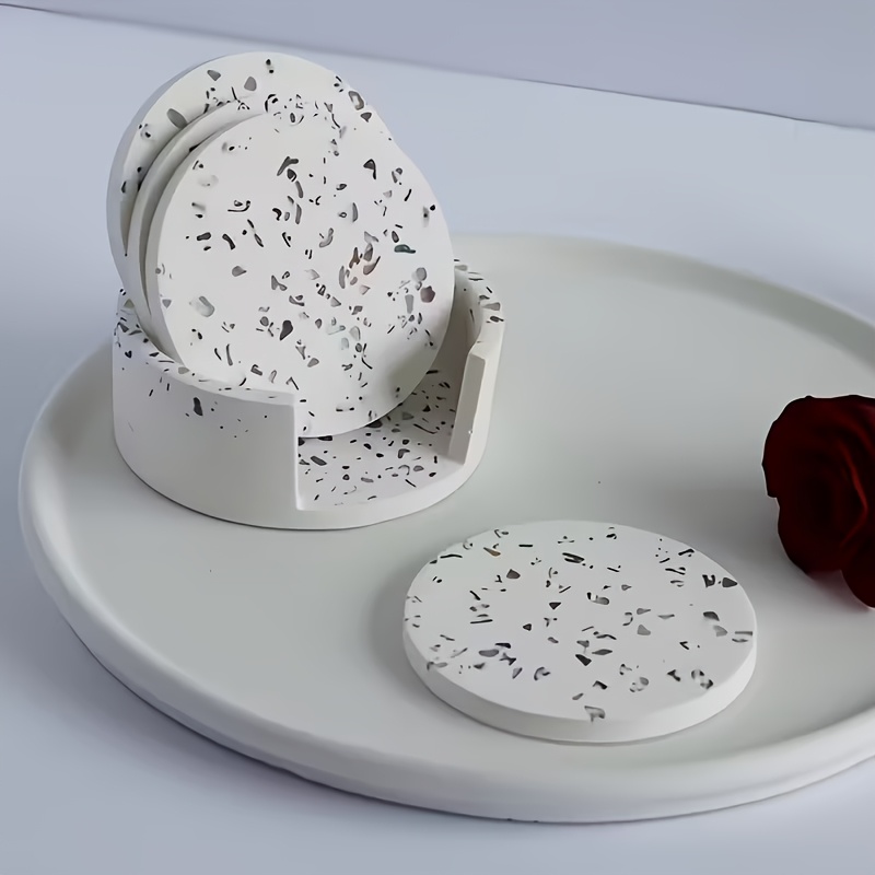 5pcs Round Coaster Silicone Mo - Serving Tray Mold 리뷰 및 가격