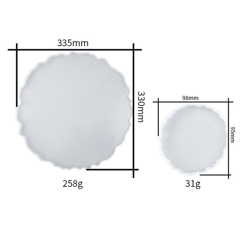 2Pcs Water Crystal Epoxy Resin - Serving Tray Mold 리뷰 및 가격