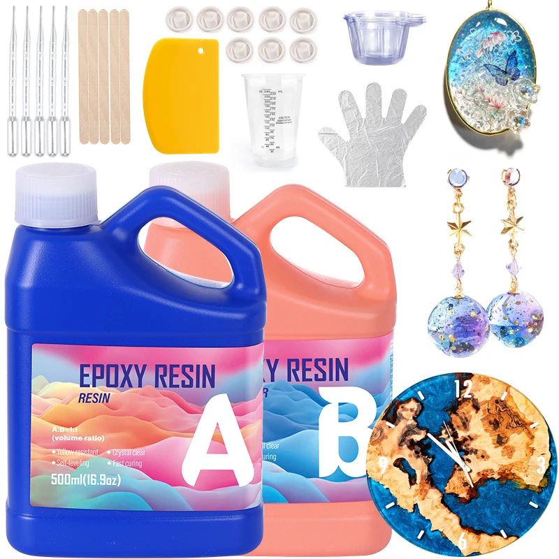 Easy Mixing Epoxy Resin Kit Cr - Resin Jewelry Kit 리뷰 및 가격